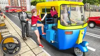 City Tuk-Tuk Driver Simulator - Offroad Auto Rickshaw Game - Android Gameplay #1
