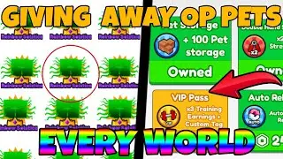 🔴LIVE🔴 NEW UPDATE GIVING AWAY OP PETS GAMEPASSES TOO!! Arm Wrestle Simulator Roblox
