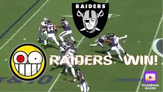 Raiders Beat Ravens 2024