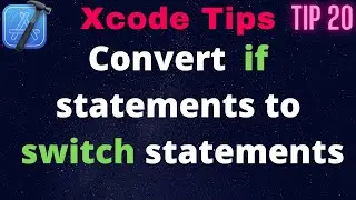 How to convert if statements to switch statements in iOS