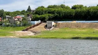 Река Ока. Ловля с лодки. Ультралайт. Рыбалка 2023.