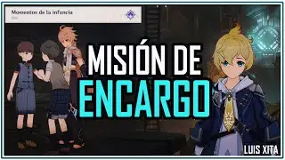 Momentos de la infancia •〚 Misión de encargo 〛• Rio Ceniciento ✦ Genshin impact