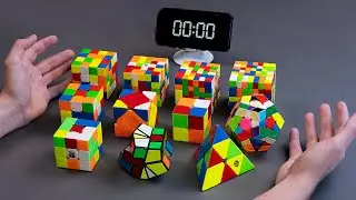 Todos Rompecabezas WCA | Trata De Resolver Estos Cubos De Rubik Conmigo