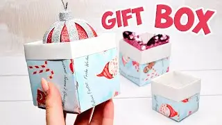 DIY Коробочка   КОРЗИНКА из бумаги ДЛЯ ПОДАРКА