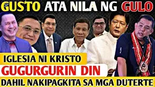 NAGWALA ANG MALAKANYANG DAHIL NAKIPAGKITA. SA IGLESIA NI KRISTO ANG. MGA DUTERTE
