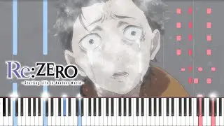 Requiem of Silence - Re:Zero Piano Cover (Elegy for Rem) | Sheet Music [4K]