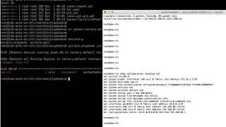 10. Ansible to Restore a Juniper Device to the Factory Default.