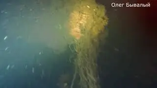 Затопленные объекты на Волге  Балаково Старая пристань  Самоходка 1