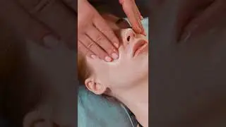 Magical ASMR relaxing neck and face massage for beautiful Karina 