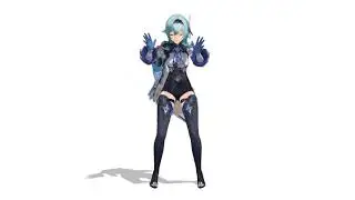 【MMD Genshin Impact】Eula❄️ - Crab Rave