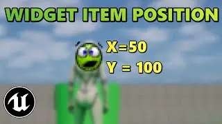 Get Position Of Widget Item In Unreal Engine 5