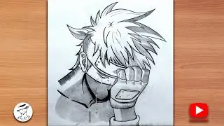 How to Draw Kakashi Hatake | Anime drawing tutorial | Step by Step drawing