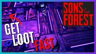 TONS of LOOT FAST! In SONS OF THE FOREST GRENADES, AMMO & MORE!