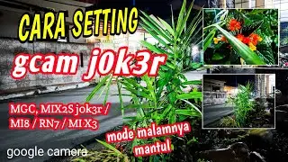 Cara setting gcam Joker