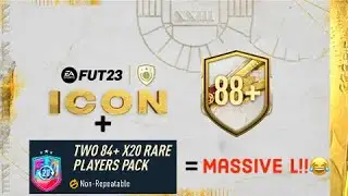 FIFA 23 - 88+ Prime, Mid Or WC Icon PP and 84+ x20 pack opening. Robbed!!! 😂