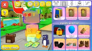 Penguin Pet Outfit Wheel of Fortune - Super Bear Adventure Gameplay Walkthrough