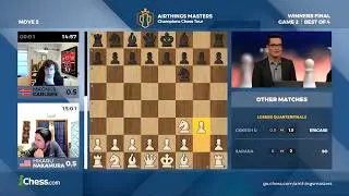 Magnus Carlsen vs Hikaru Nakamura | Airthings Masters - Winners Final | Game 2