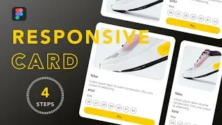 Responsive Card in Figma in 4 Easy Steps || Min and Max Width || Auto Layout Wrap