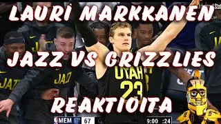 Lauri Markkanen Utah Jazz vs. Memphis Grizzlies Reaktiovideo