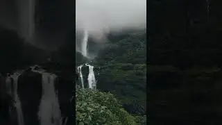 The stunning Nanemachi Waterfall near Pune, Maharashtra