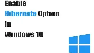 How to enable Hibernate mode in windows 10 /8.1  .