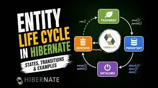 Entity Life Cycle in Hibernate Explained | Transient, Persistent, Detached & Removed States