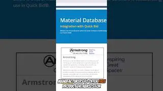 Go shopping in Quick Bid's free partner databases! #estimating #oncentersoftware #constructconnect