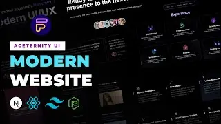 Next js 14 Animated Aceternity UI Website Using Tailwind CSS | Next js Beginner 