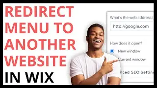 How to Redirect Site Menu to Another Website in Wix [QUICK GUIDE]
