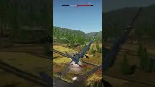 War Thunder Ju-87 D3 сбил истребитель бомбой 