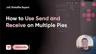 ProtoPie Tutorial | TV Controller Prototype Using Send and Receive 
