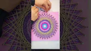 Cómo hacer mandala en Hilorama #hilorama #mandala #arte