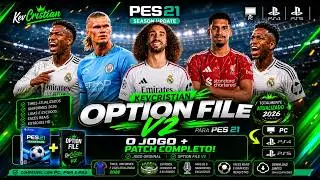PES 2021 – OPTION FILE SAVE 100% COMPLETO + TUTORIAL | AGOSTO 2026