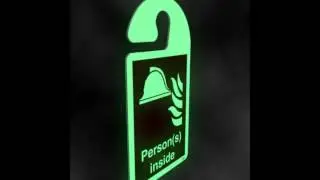 Jalite - Photoluminescent Flat Occupied Sign