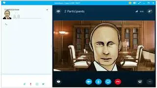 Поздравление с днём рождения для Альбины от Путина по скайпу