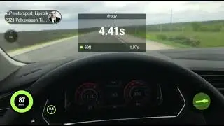 VW TIGUAN 2.0TSI CZPA 180hp -》Stage2+ 285hp 0-100 = 5.3 sec