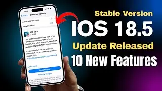iOS 18.5 Released - 10 New Features & Changes in Hindi