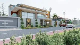 VILLA DUPLEX HAUT STANDING / DUPLEX HOUSE DESIGN / ARCHITECTURE ANIMATION LUMION