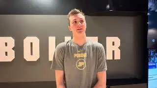 Fletcher Loyer talks Purdue at Wisconsin.