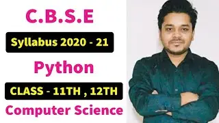 CBSE Syllabus | Python | COMPUTER SCIENCE | SQL
