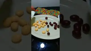 Feast for your Eyes and Ears: ASMR with Mini Egg Chocolates on a Plate #asmr #shorts