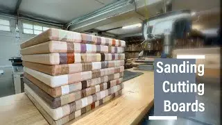 Sanding Juice Groove Cutting Boards