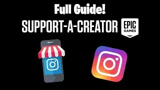 How to get an Instagram Support a Creator Code! Set up a Facebook Page and Instagram Buisness!