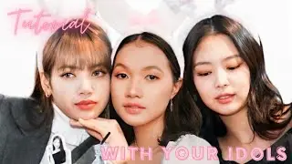 Edit yourself with BLACKPINK | Picsart Tutorial •3• | Jennie x Lisa