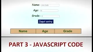[Javascript tutorials #2] Get details and display in a table JS Part 3 - Data processing & display