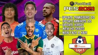 PES 2021 PPSSPP MOD LIGA INDONESIA -  DOWNLOAD MEDIAFIRE CAMERA PS4