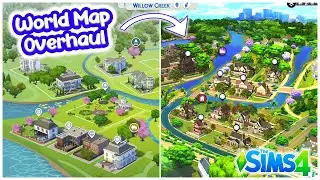 World Map Mod You Need In Your Game 🗺 The Sims 4