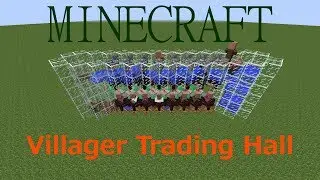 Tutorial: Villager Trading Hall in Minecraft (Compact, Simple and Effective)