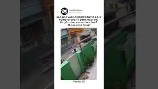 Você compra uma TV para jogar seu PlayStation e isso acontece. O que você faria?