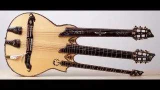 Triple Neck Guitar & Setar instrument Fusetar 'Lucifer' -  Shahab Tolouie